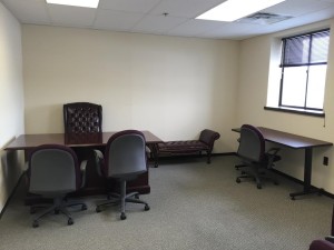 Office set up and furniture. Furniture donated by Chyten Educational Services in Millis.